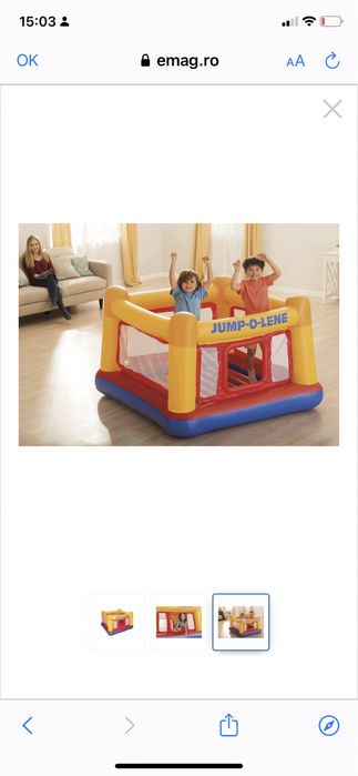 Spatiu de joaca gonflabil Intex, Playhouse,