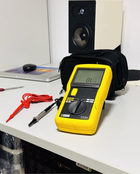 Megohmetru digital Chauvin Arnoux CA6521,250V,500V(100kohmi-2Gohmi) !