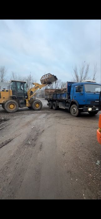 ВЫВОЗ СНЕГА. Погрузчик камаз