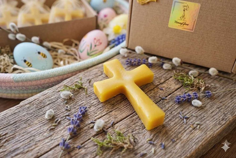 ВЕЛИКДЕНСКИ свещи от натурален пчелен восък