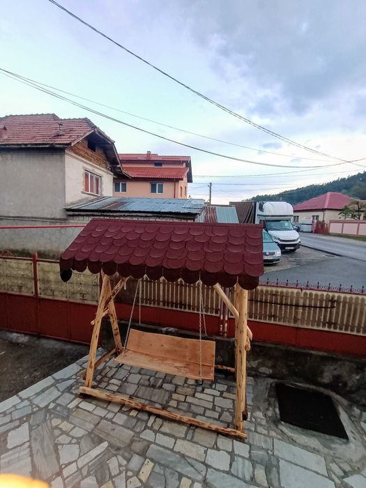 Leagăn/balansoar RUSTIC din lemn de brad tratat!