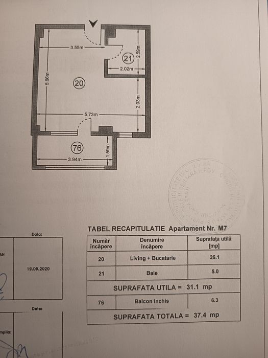 Garsoniera de vanzare