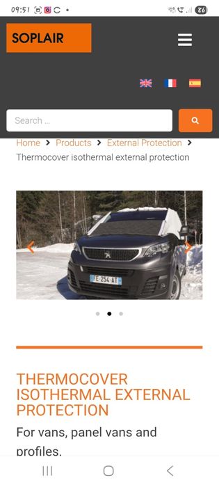 Protectie termica parbriz THERMOCOVER