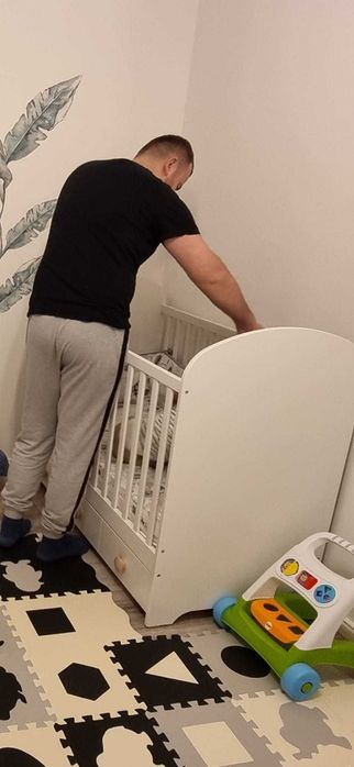 Patut copii Gonatt ikea si saltea de bambus