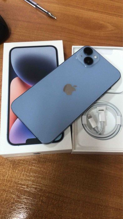 Продам iPhone 14 Blue 128гб 100% емкость