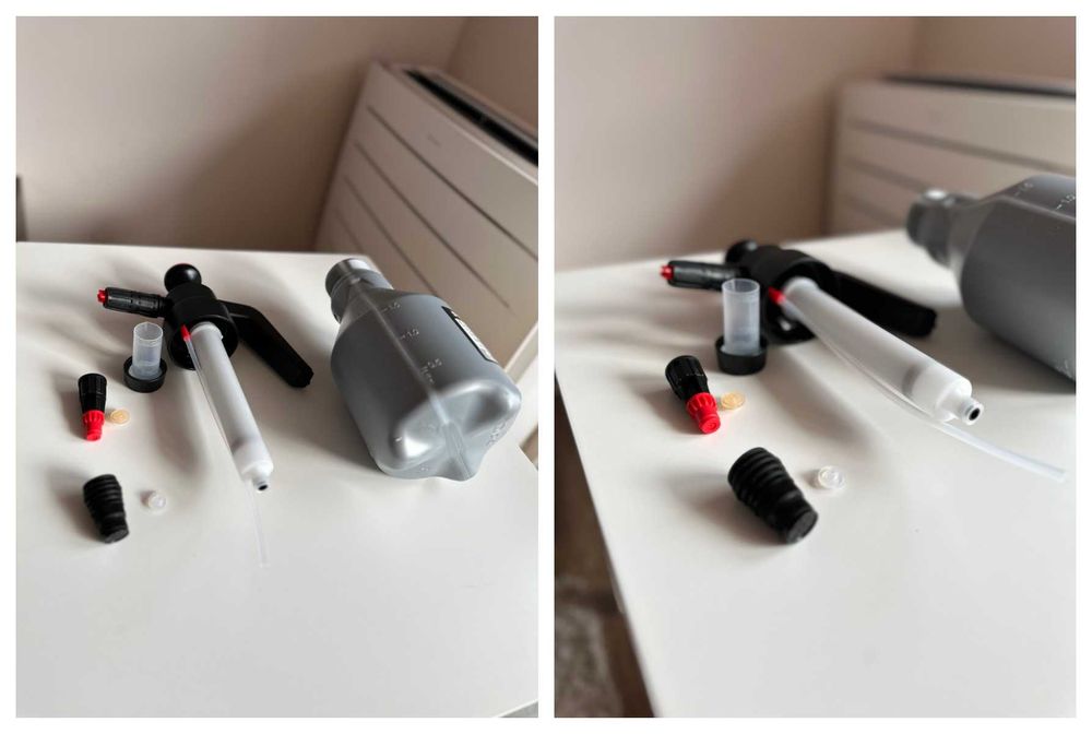 Ръчен пенообразувател , помпа за пяна за автомивка и дома