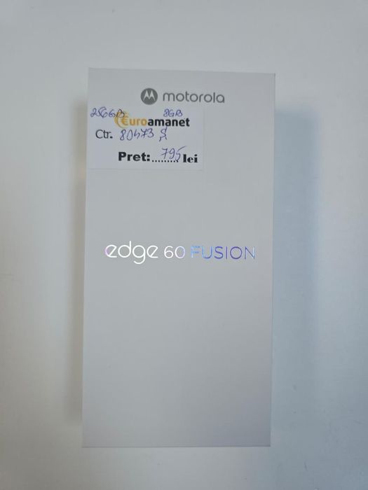 Telefon MOTOROLA Edge 60 Fusion 5G, 256GB, 8GB RAM, Dual SIM, -P-