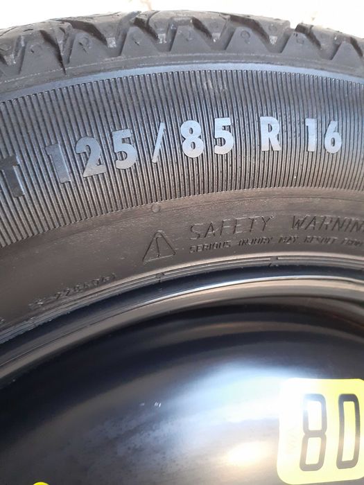 Roata rezerva SLIM R16 PEUGEOT 508, 308, 407,CITROEN C4, C5, DS3,OPEL Astra L