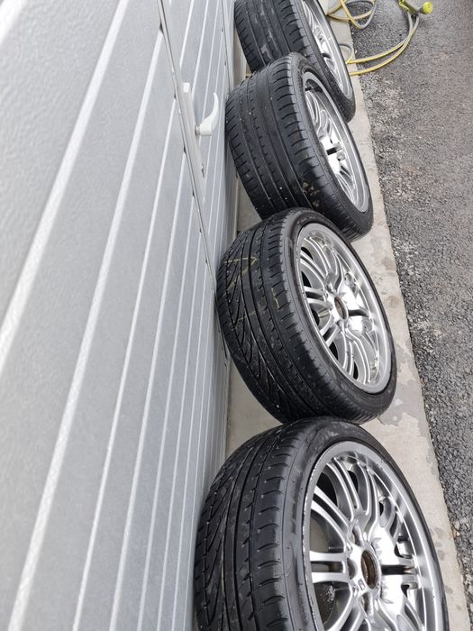 Jante  M + cauciucuri 2 latimi BMW E46-E90-E93 R18 / cod-2229950 OEM