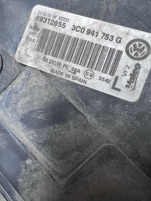 Far xenon VW Passat B6