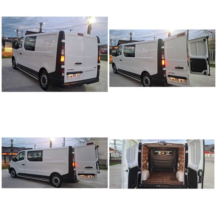 Opel Vivaro Extra Lung/Renault Trafic/An 2018/120 CP/Km 160899/Dublucabine original/AC/Navigatie/Km cu factura/Distributie lant/Import Olanda