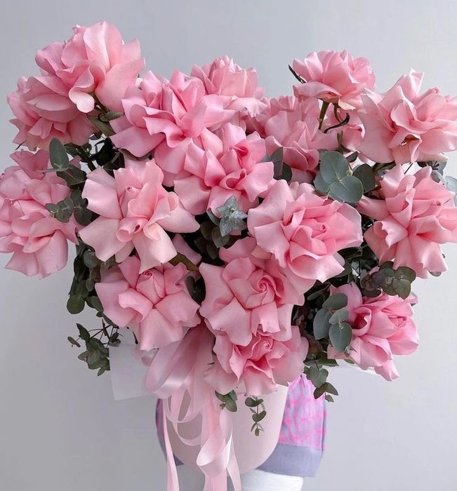 Пионы розы цветы букеты