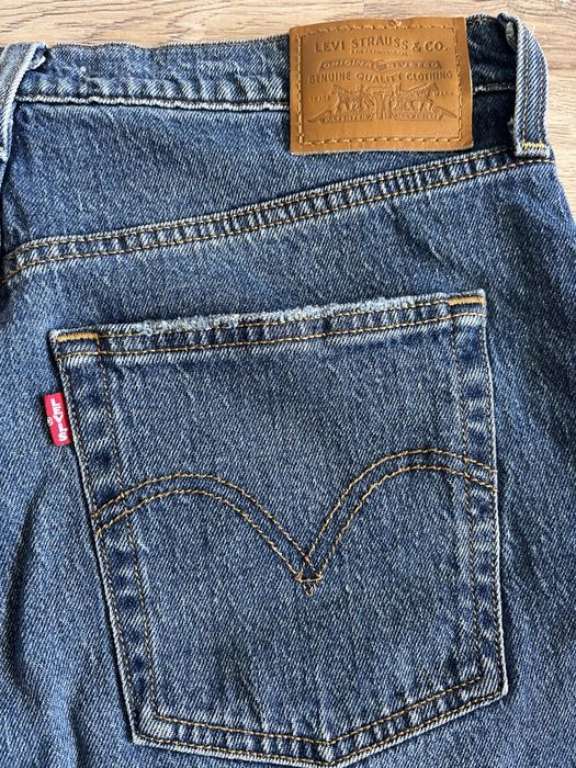 Дамски дънки  Levi’s с висока талия 31 размер - Ribcage straight ankle