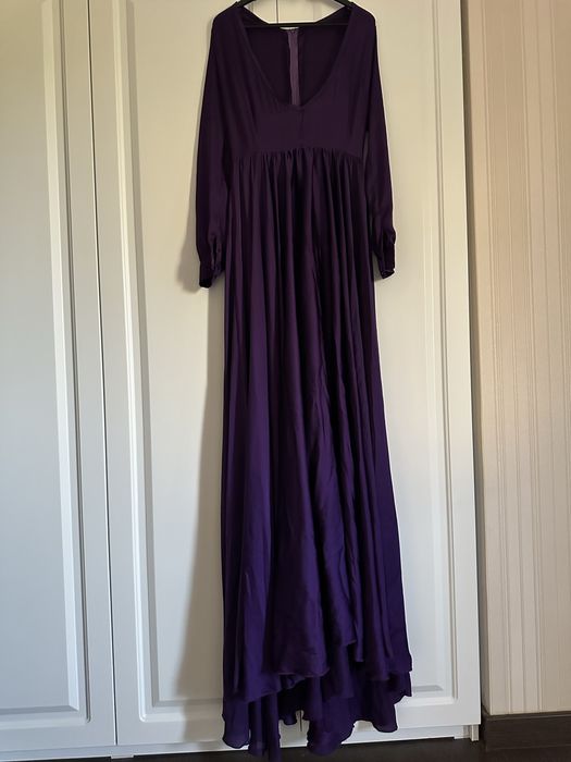 Rochie de seara  / ocazie , din matase , masura  M/ L