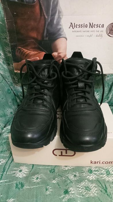 Продам(обменяю)мужские кожаные ботинки