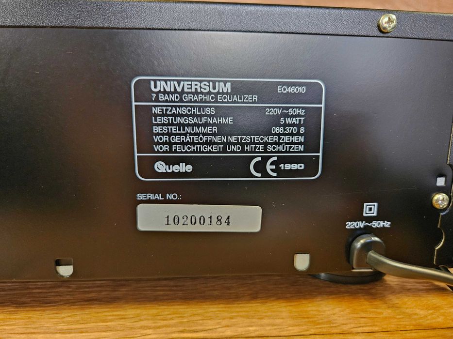 Еквалайзер Universum EQ 46010 В отлично състояние