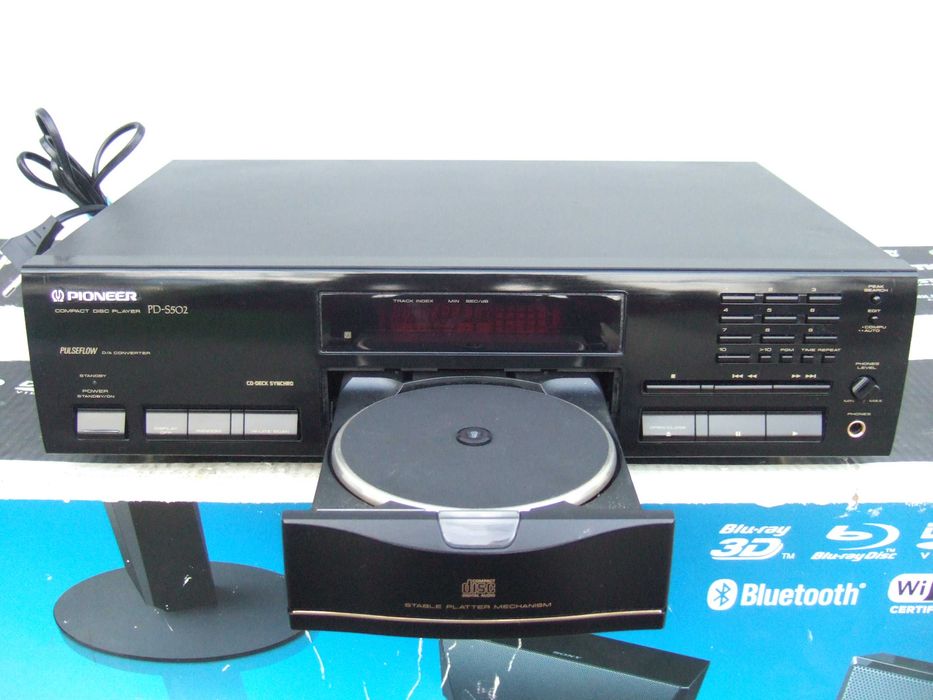 Pioneer PD-S502 Cd-player . Platter Stablle System .
