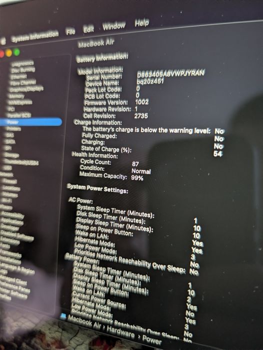 Macbook Air M1 8GB RAM 256GB