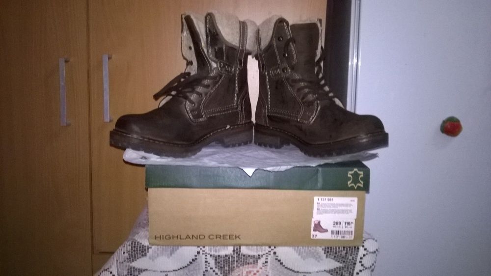 Vand ghete dama "highland creek", piele naturala impermeabila