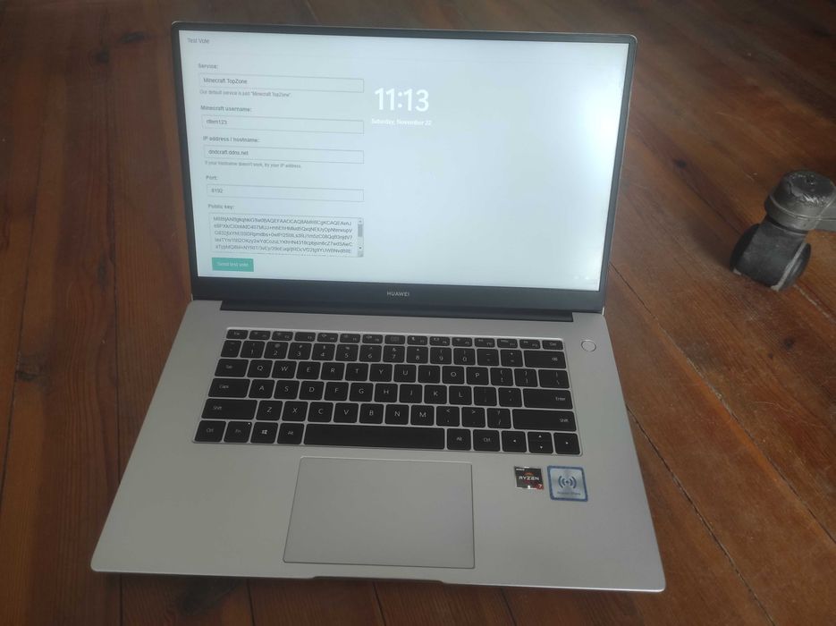 Huawei MateBook D15 с NVMe 512GB + SSD Sata 256GB 8GB RAM