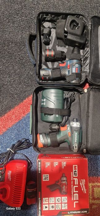 Bosch ,Metabo ,Milwaukee autofiletanta pe acumulator.