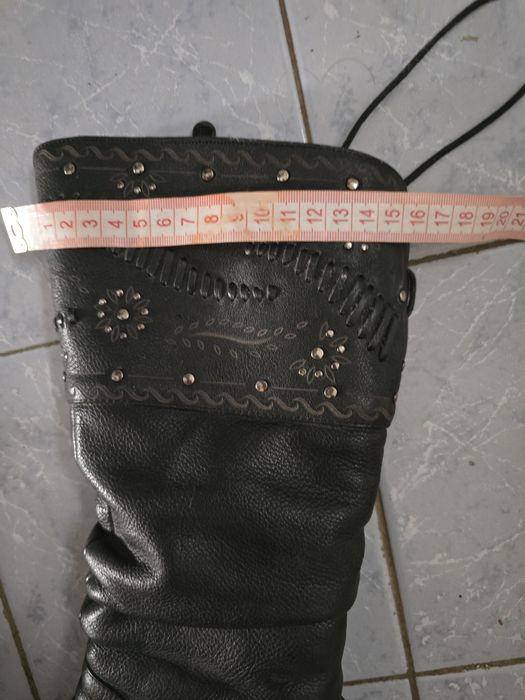 Женские кожаные сапоги натур.кожа, натур.мех.Размер 38Зима