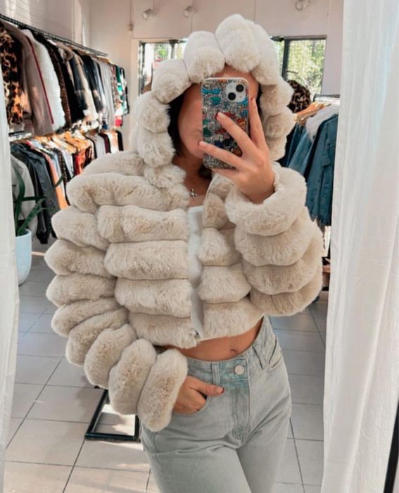 Пухено палтенце