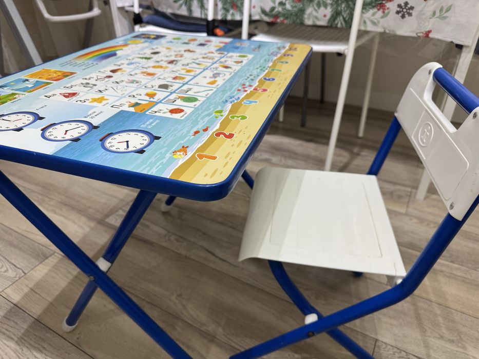 Парта со стульчиком дошкольного возраста