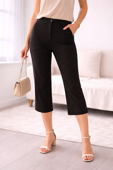 Pantaloni dama 3/4 marime L