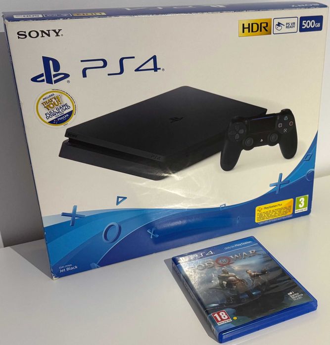 Consola Ca Noua Sony PlayStation 4 PS4 Slim 500 GB God Of War