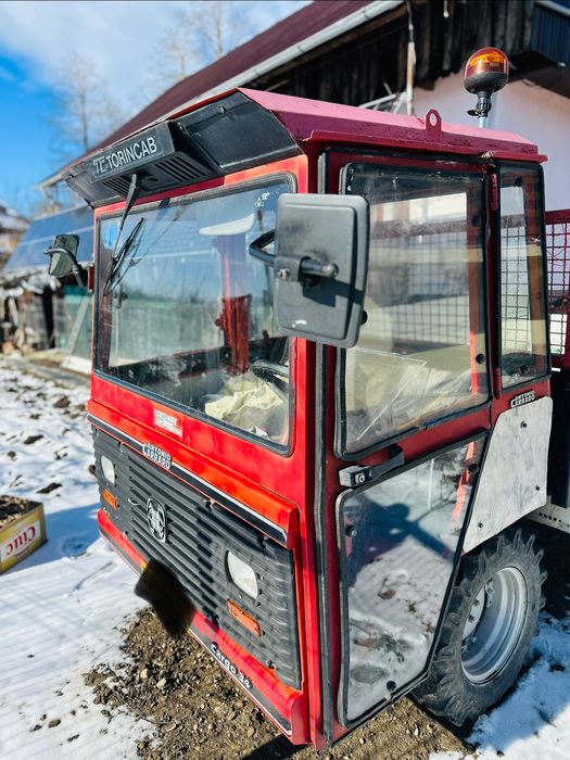 Motocultor 4x4 Antonio Carraro cu bena basculabila Torincab cargo 34 Lombardini