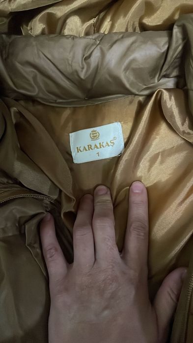 Оверсайз куртка Натуральный пух