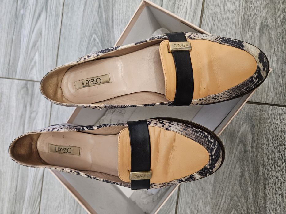 Pantofi/Loafers Il passo gen musette, zara, mango marimea 37