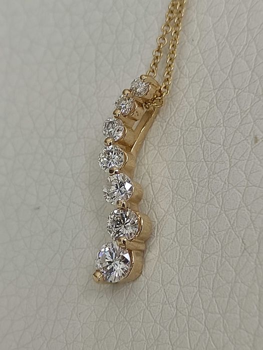 Colier 14k Diamante naturale Jurney 0.73ct