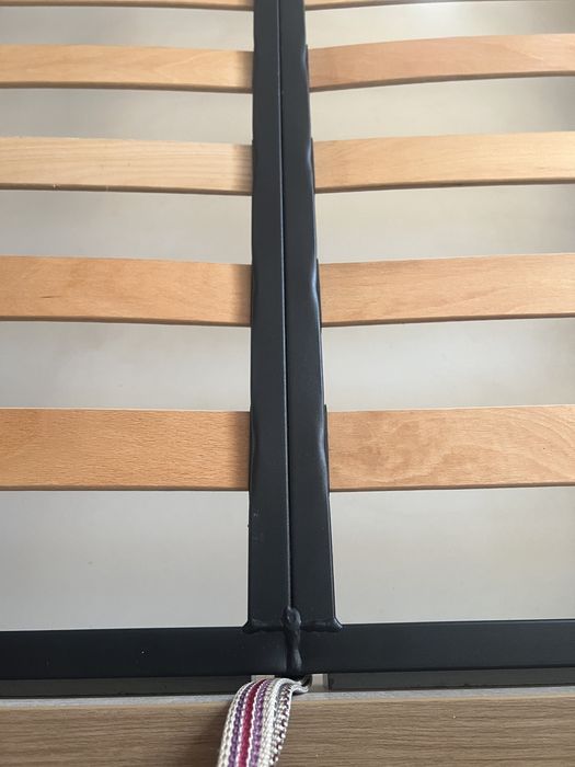 Pat matrimonial 180x200 cu tablie si noptiere integrate-design modern