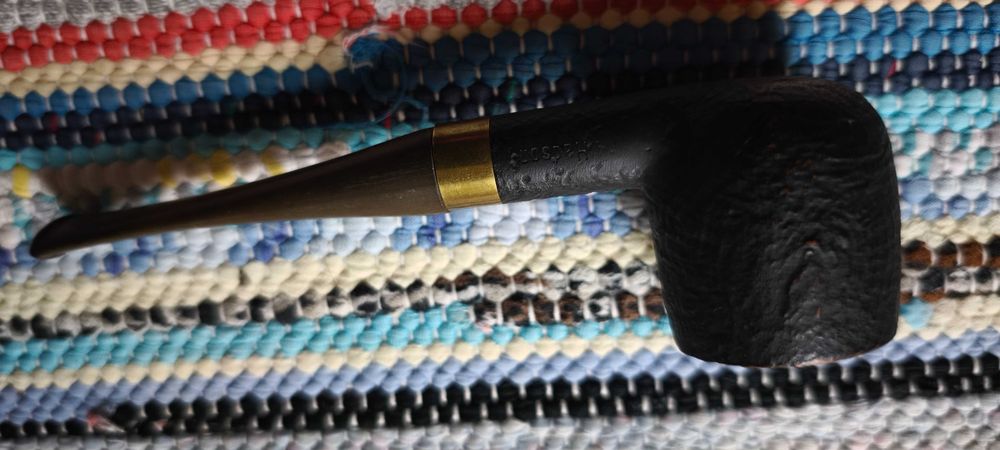 Pipă vintage Hadson Real Briar – Bent Pot Rusticated