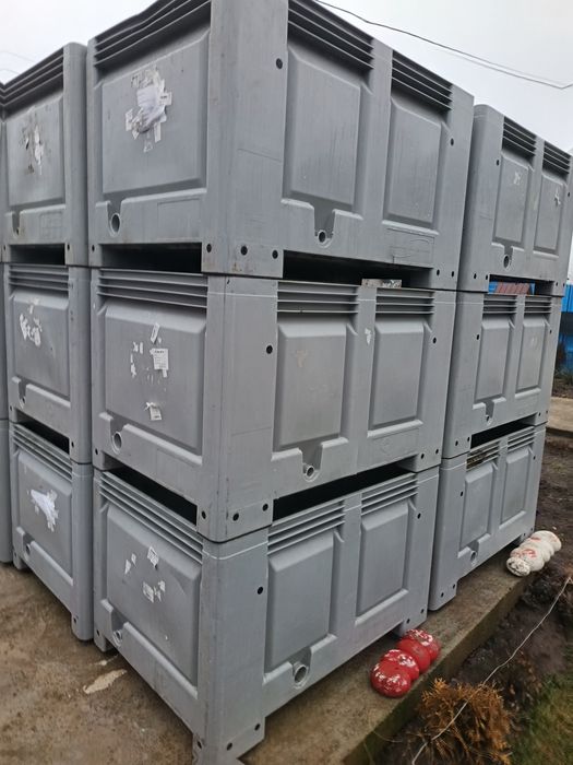Lăzi plastic - Lăzi fructe - Boxpaleti plini - Cutii - Bazin
