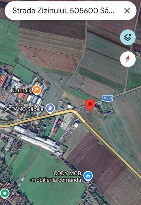 Teren de închiriat pe centura  Săcele front stradal la DN1A & DJ103