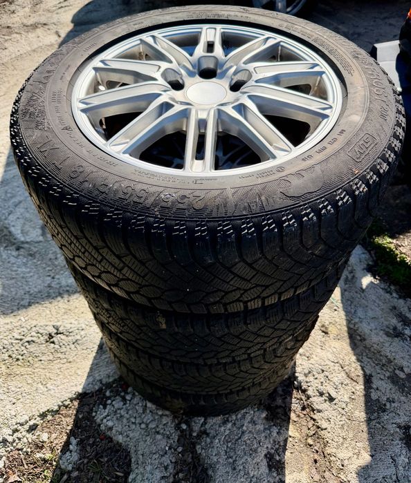 Джанти с гуми за Audi Q7 5x130 / 71.6 / ET50 / 255 55 18