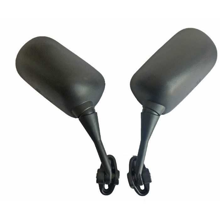 Комплект огледала Automat, Мото, 2бр, 10см, Черен