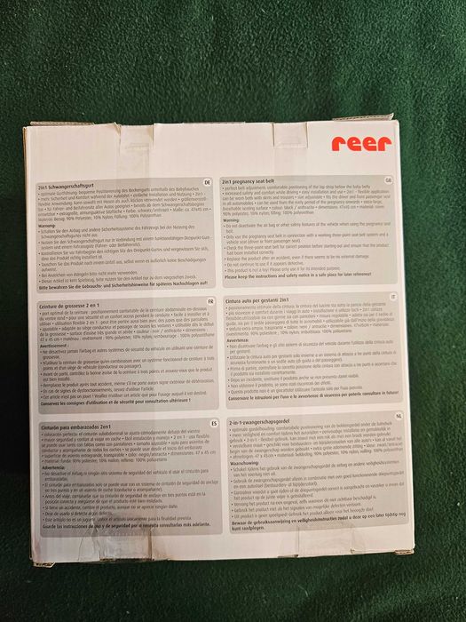 Reer Колан за шофиране по време на бременност