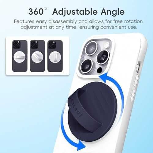 Нов Силиконов магнитен държач за MagSafe телефон, анти-падане и стойка