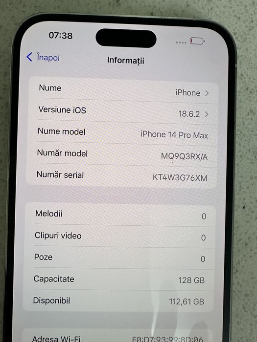 IPhone 14 Pro Max Silver 128 GB