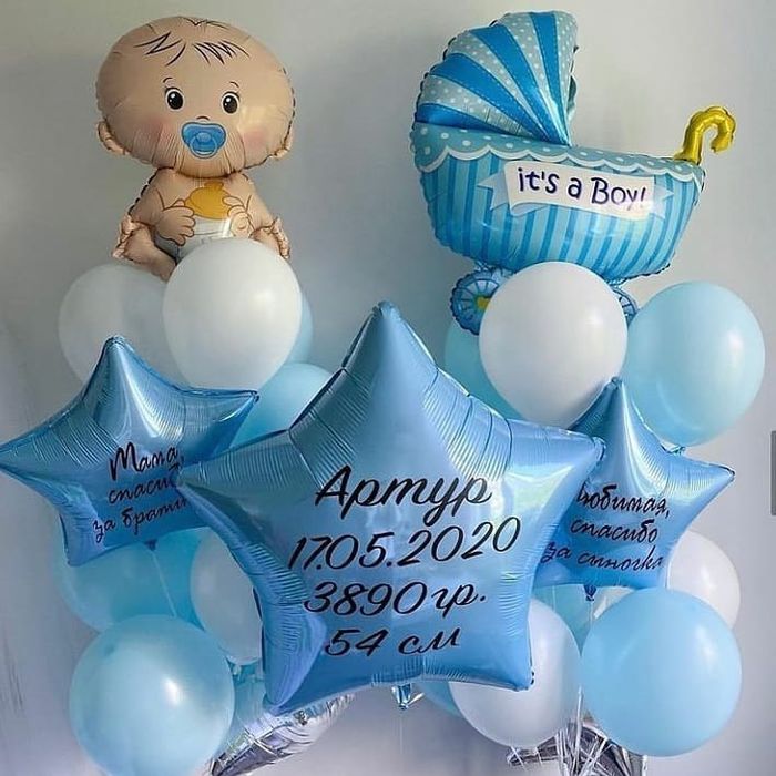 ШАРЫ на ВЫПИСКУ из роддома!