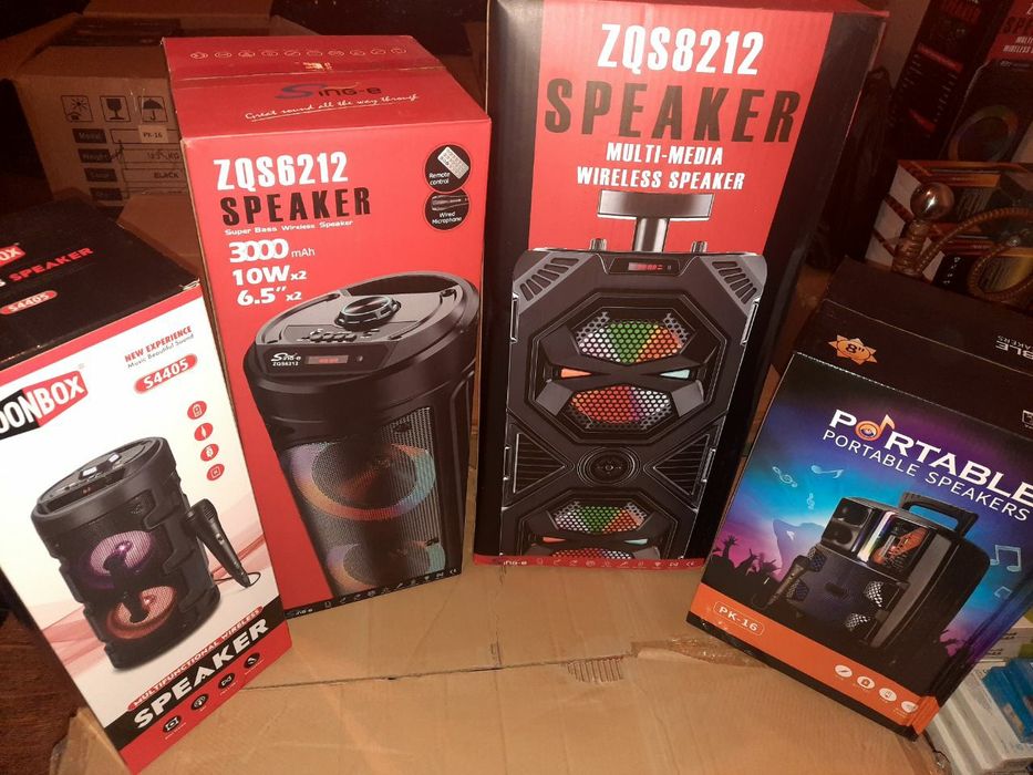 БЕПУЛ Доставка, Караоке Колонкалар S4405(42см)+Симли Микрофон. kalonka