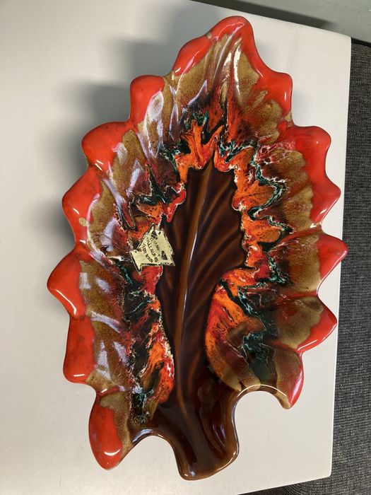 Керамично плато от Vallauris / Франция / 1950те