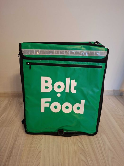 Geantă Livrare BOLT Model Nou – Sigilată, Extensibilă (Fast Food)