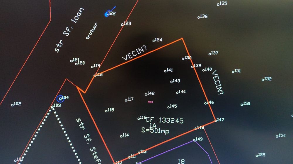 Teren de vânzare pe strada Sfântul Ștefan în Târgu-Mureș