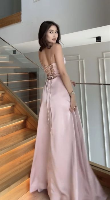 Платья атлас размер стандарт