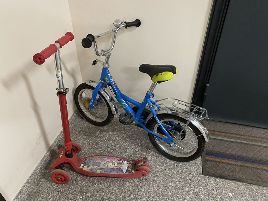 Сомокат+Велосипед за дешева